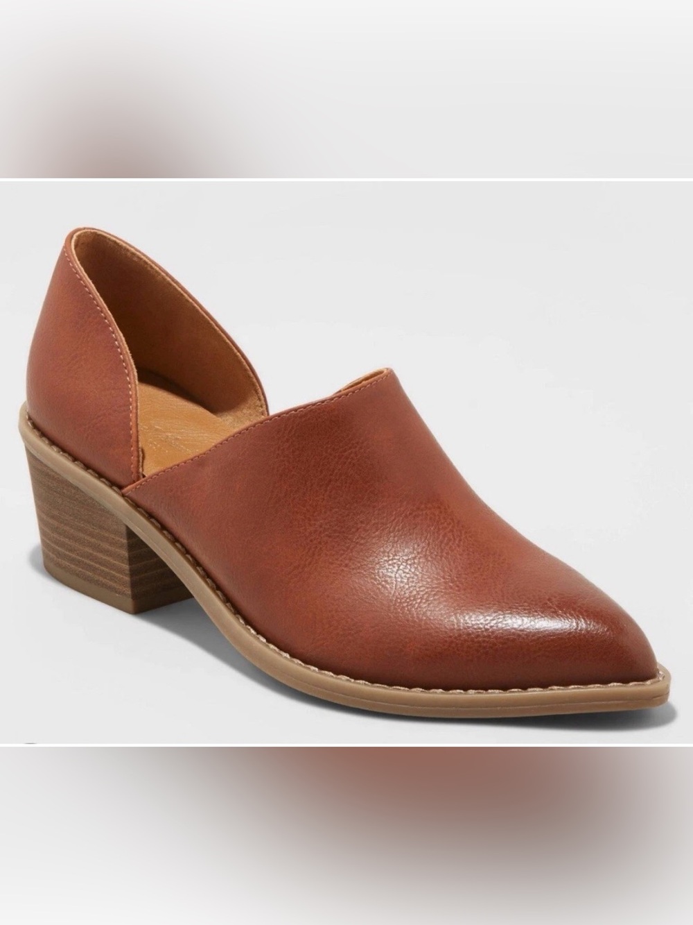 Universal Threads Women’s Slip-On Mule in Chestnut Brownish Red size 8.5